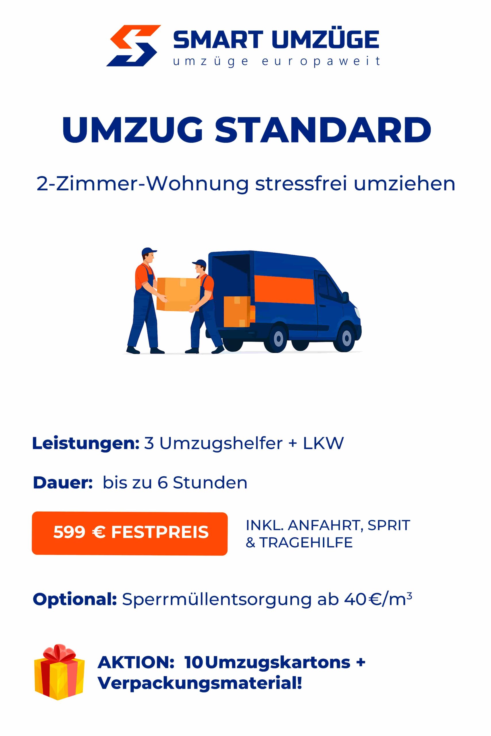 Standard-Umzugspaket von Smart Umzüge Berlin