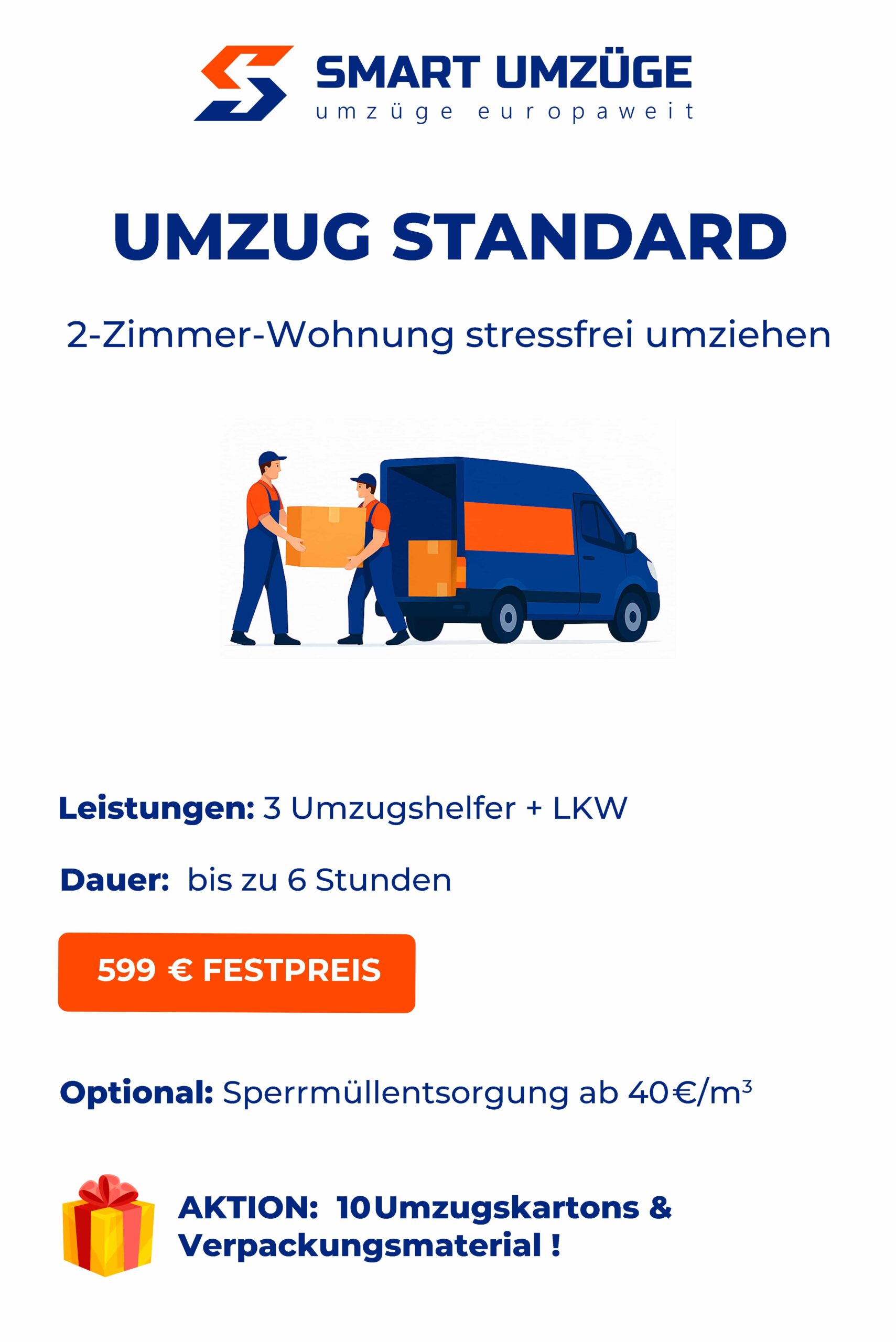Umzugsunternehmen in der Nähe Umzug Standart